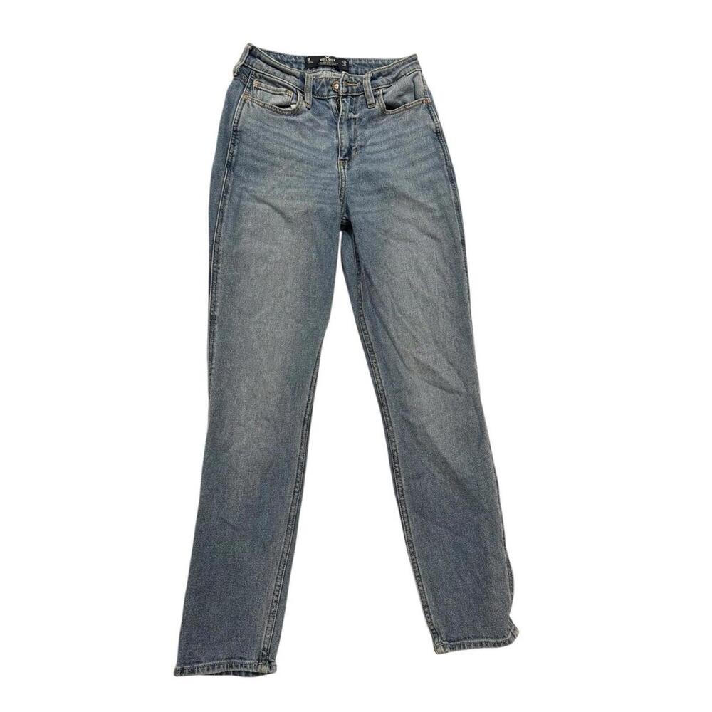 Hollister Women’s Ultra High rise Mom Jean Denim Jeans Size 1R 25x27